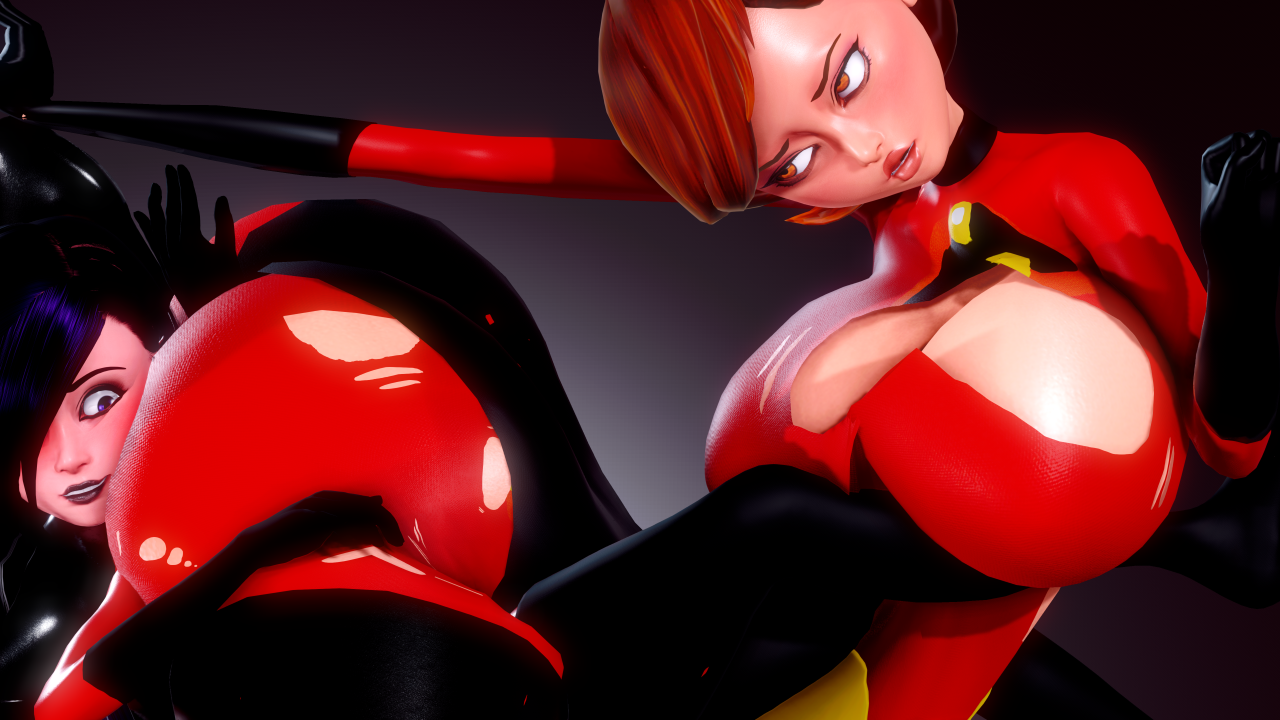 elastigirl,helen parr,violet parr Moe Hentai. Disney Hentai