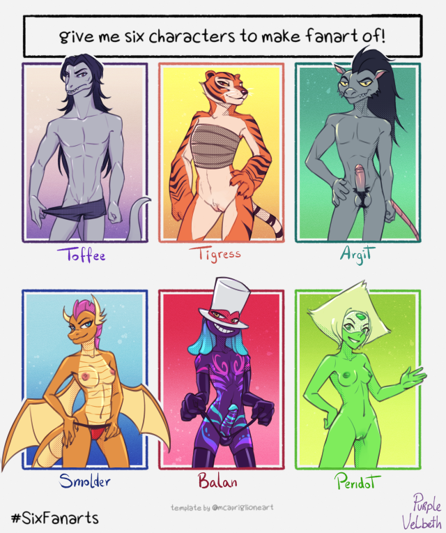 argit,master tigress,peridot (steven universe),smolder (mlp),toffee (svtfoe)