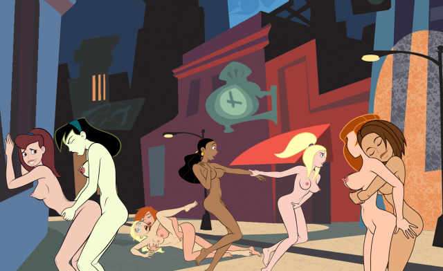 ann possible,bonnie rockwaller,monique (kim possible),shego