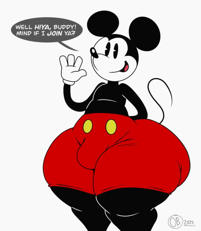 mickey mouse,thiccey mouse