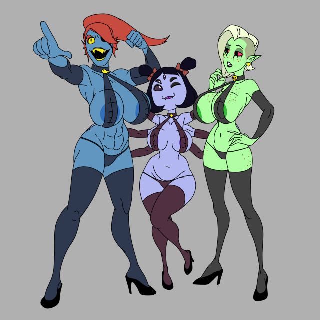 lord dominator,muffet,undyne