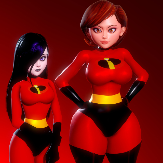 elastigirl,helen parr,violet parr