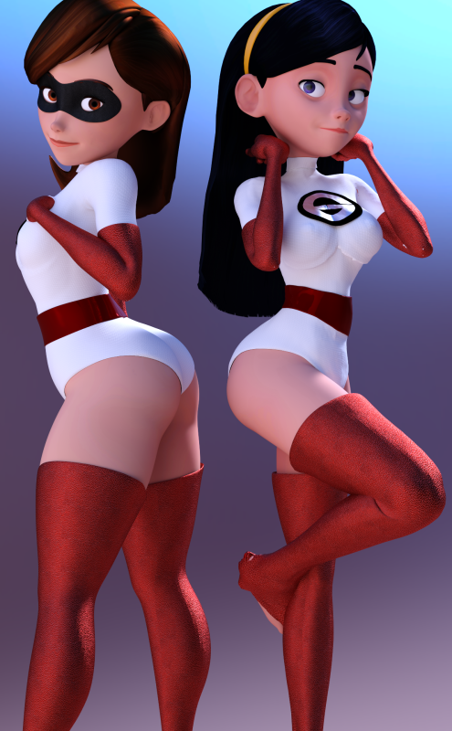 elastigirl,helen parr,violet parr