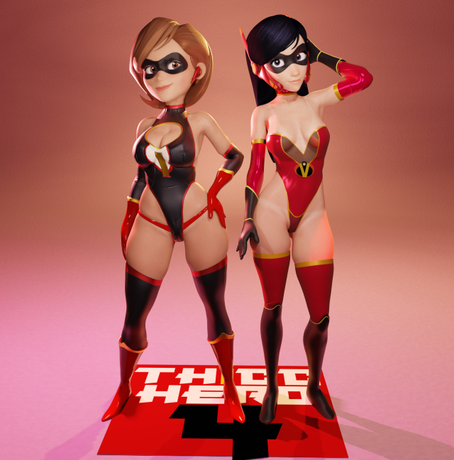 elastigirl,helen parr,violet parr