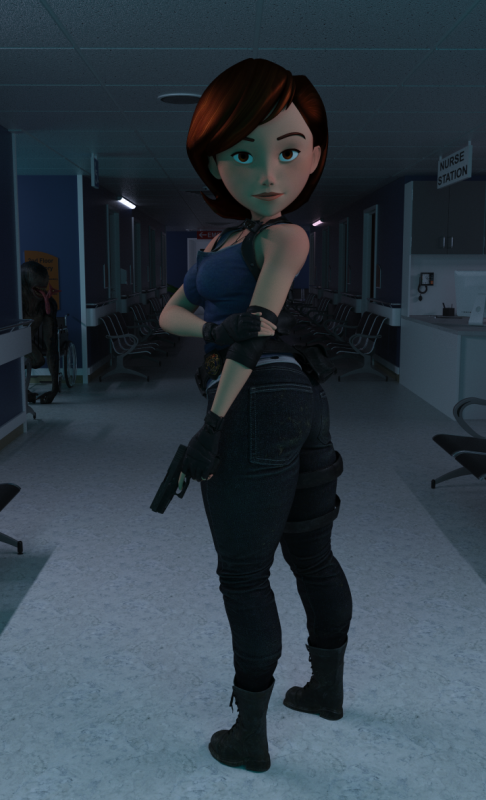 helen parr,jill valentine (cosplay)