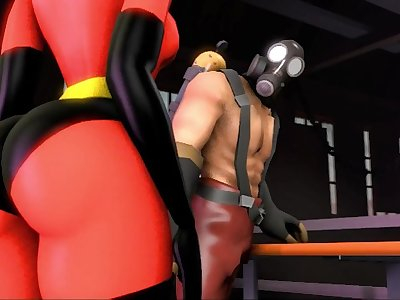 elastigirl,helen parr,pyro (team fortress 2)