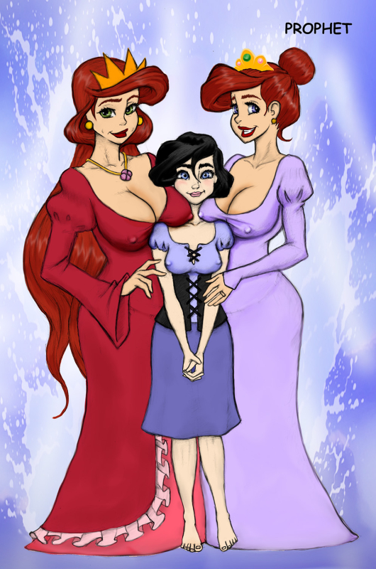 ariel,melody (disney),queen athena