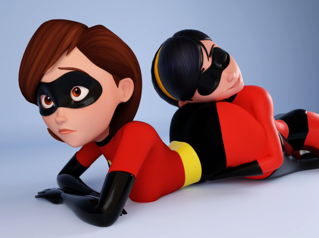 elastigirl,helen parr,violet parr