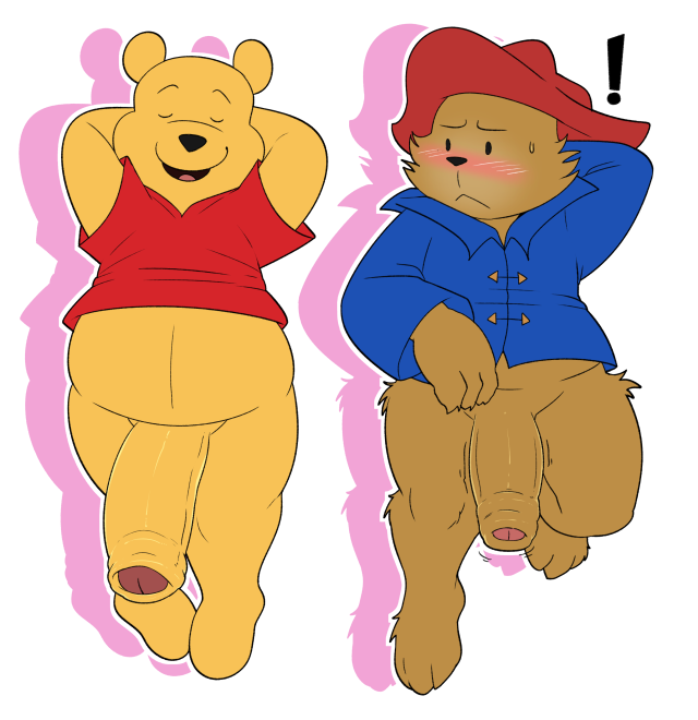 paddington bear,pooh bear