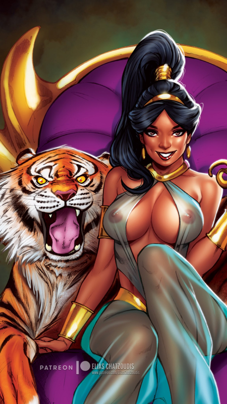 princess jasmine,rajah