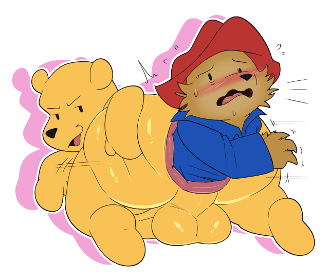 paddington bear,pooh bear