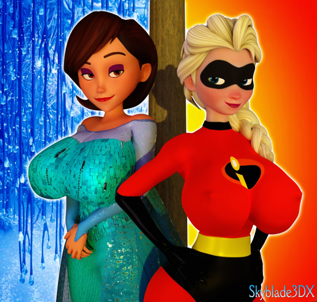 elastigirl (cosplay),elsa (cosplay),elsa (frozen),helen parr